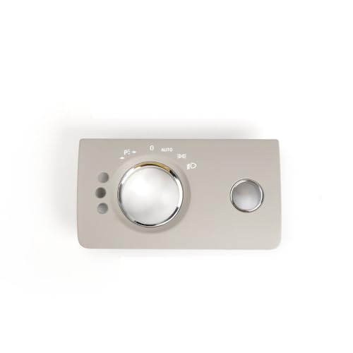 Armaturenbrett-Zierleiste Scheinwerfer Autoinnenscheinwerfer-Schalttafelverkleidung, Ersatz Passend für die Scheinwerfer-Tastentafel für Mercedes Benz ML GL W164 X164 300 350 450 500(Model C Grey) von Fymlok