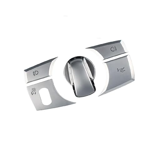 Armaturenbrett-Zierleiste Scheinwerfer Passend für BMW X5 E70 2008-2013 X6 E71 2009-2014 Auto ABS Chrom Innen Scheinwerfer Schalter Taste Abdeckung Trim von Fymlok