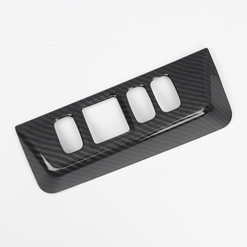 Armaturenbrett-Zierleiste Scheinwerfer Passend für Mitsubishi Pajero V80 V93 V95 V97 V98 2007-2021 Carbon Style Scheinwerfer Kopf Licht Schalter Tasten Abdeckung Trim Auto styling von Fymlok