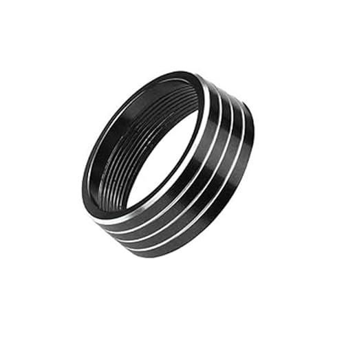 Armaturenbrett-Zierleiste Scheinwerfer Stilvolle Scheinwerferschalter-Knopfabdeckung Passend für Dodge RAM 2018–2023, Aluminiumlegierung, Ringverkleidung, Dekorationszubehör(Black) von Fymlok