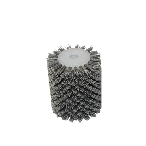 Drahtbürste Winkelschleifer 1 Stück 120 * 100 13 mm Nylon-Schleifdraht-Trommelpolierscheibe Körnung 80#-600# Uso apto para Polieren von Möbeln, Holz und Metall(80) von Fymlok