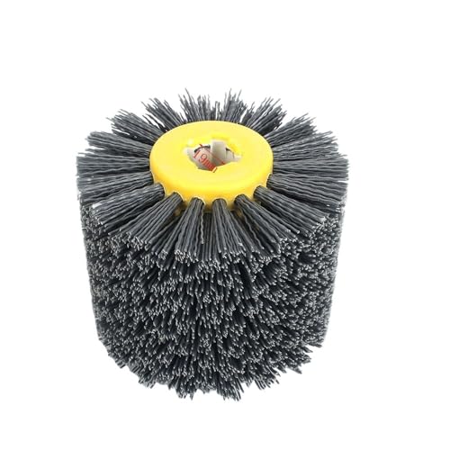 Drahtbürste Winkelschleifer 1 Stück 120 mm x 100 Zylinder Nylon Schleifdraht Trommel Polierscheibe Elektrobürste Uso apto para Holz- und Metallbearbeitung(120) von Fymlok