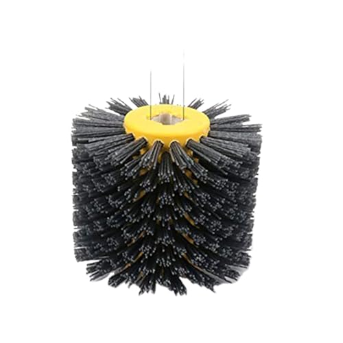 Drahtbürste Winkelschleifer 1 Stück 120 x 100 19 mm Nylon-Schleifdraht, Körnung 80–240, Trommelpolierscheibe(P240) von Fymlok