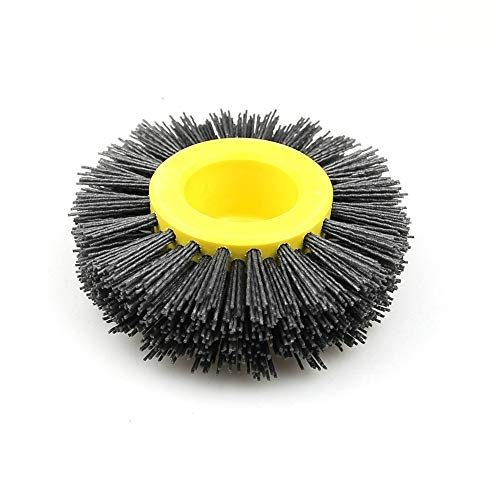Drahtbürste Winkelschleifer 1 Stück Nylon-Schleifscheibe Polierbürste Rad Holzmöbel Stein(P180) von Fymlok