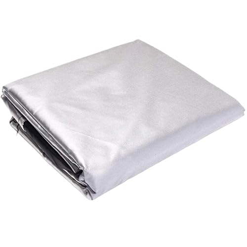 Feuerstelle Abdeckung Runde Wasserdichtes 210D Outdoor Square Patio Feuerstelle/Outdoor Propan Feuerstelle Tisch Abdeckung Wasserdichte Möbel Sofa Und Stuhl(Silver,92x92x51cm) von Fymlok