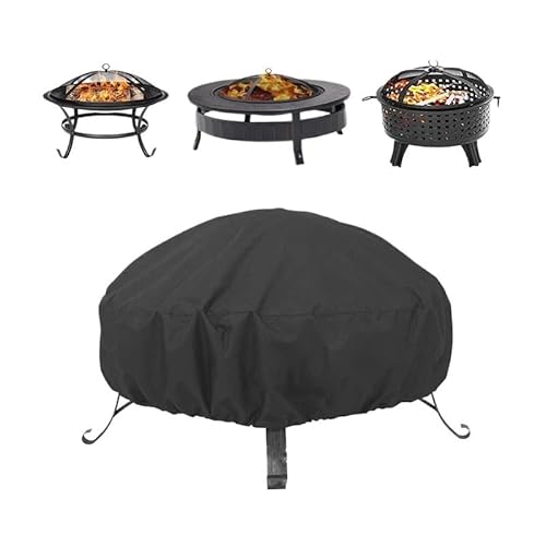 Feuerstelle Abdeckung Runde Wasserdichtes Abdeckungen for Außenkamine, staubdicht, wasserdicht und Sonnenschutz for Feuerstellen Becken(85x40cm) von Fymlok