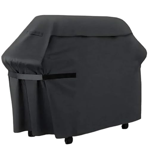 Feuerstelle Abdeckung Runde Wasserdichtes Heavy Duty BBQ Grill Abdeckung for Outdoor Feuerstelle Herd Abdeckungen Regen UV Schutz(Black-80x66x100cm) von Fymlok