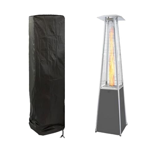 Feuerstelle Abdeckung Runde Wasserdichtes Wasserdichte Heizungsabdeckung for den Außenbereich, quadratisch, for Terrassenheizungen, Schutz for Dreieckheizungen und Taschenlampen, staubdichter von Fymlok