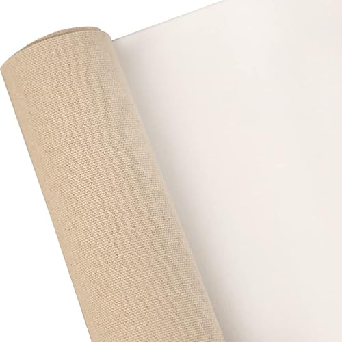 Fymlok Leinwand auf Rolle Leinen Kunstgewebe Triple Primed Medium Texture Leinenmischung Kunstdruck Canvas Roll(10m roll) von Fymlok