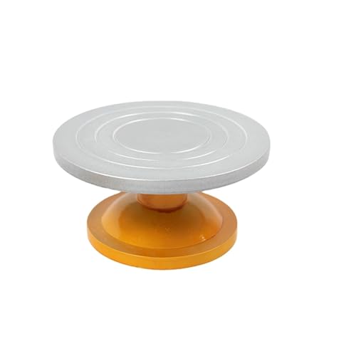 Fymlok Töpferscheibe,Drehbare Töpferscheibe Ton-Töpferscheibe, rutschfest, robust, Bildhauerscheibe, Drehteller for Farbspritzen, Keramik-Modellbau, Modellieren, Basteln(Diameter 30cm) von Fymlok
