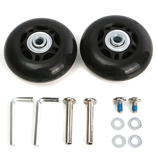 Universal Kofferrollen 64mm 2 Set Gepäckkoffer Ersatzräder Achsen Rubber Deluxe Reparatur od Universal Kofferrollen 64mm 2 Set Gepäckkoffer Ersatzräder Achsen Rubber Deluxe Reparatur od von Fymlok
