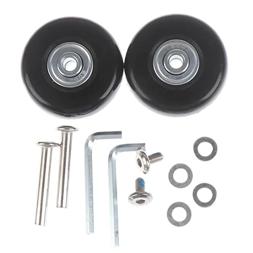 Universal Kofferrollen OD 40-54mm Gepäck Koffer Ersatz Räder Reparatur Kit Achsen Deluxe(D) von Fymlok