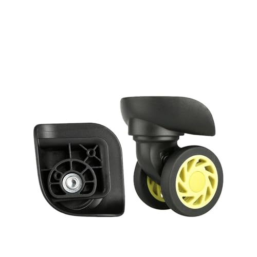 Universal Kofferrollen W208 Trolley-Reparaturteil, Rollenrolle, langlebiges Gummirad, Koffer, speziell verstärkt, geräuschlos, passende Riemenscheibe von Fymlok