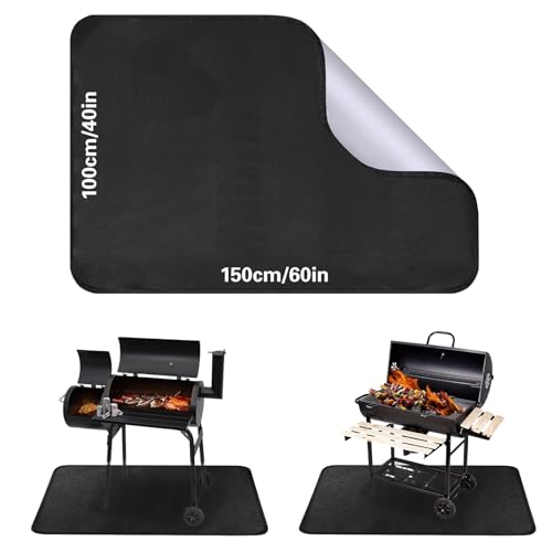 Fynokst Feuerfeste Unterlage,100X150cm Glasfasersilikon Hitzeschutzmatte,Grillmatte Faltbare Grillmatte,Grillmatte Bodenschutz,Grillmatten für den Außenbereich Fynokst Feuerfeste Unterlage,100X150cm Glasfasersilikon Hitzeschutzmatte,Grillmatte Faltbare Grillmatte,Grillmatte Bodenschutz,Grillmatten für den Außenbereich von Fynokst