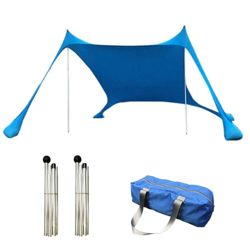 Beach Strandzelt | Strandzelt-Sonnenschutz | Strandmuschel Tragbar | UPF50+ UV-Schutz Und Wasserdicht Sonnensegel | Leichte Tragbarer Sonnensegel Mit Sand-Ankern Alu-Stangen Tragetasche Beach Strandzelt | Strandzelt-Sonnenschutz | Strandmuschel Tragbar | UPF50+ UV-Schutz Und Wasserdicht Sonnensegel | Leichte Tragbarer Sonnensegel Mit Sand-Ankern Alu-Stangen Tragetasche von Fyrdyn