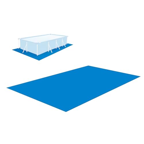Bodenmatte Für Pool | Pool Bodenplane | Poolunterlage rutschfeste Unterlage | Faltbarer Bodenschutzplane | Reißfest Poolmatten wasserdichte Poolunterlage | Bodenschutz Für Rechteckige Pools von Fyrdyn