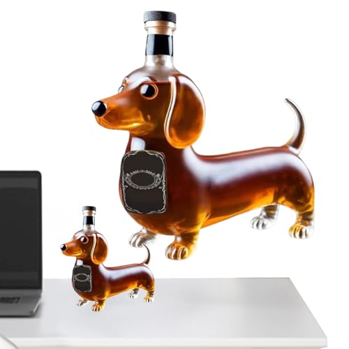 Fyrdyn Alkoholdekanter - Whisky Glasflasche In Dackel-Figur,Sammlerstück Dekanter Geschenkidee Für Wohnzimmer Einweihungsparty Geburtstag Fyrdyn Alkoholdekanter - Whisky Glasflasche In Dackel-Figur,Sammlerstück Dekanter Geschenkidee Für Wohnzimmer Einweihungsparty Geburtstag von Fyrdyn