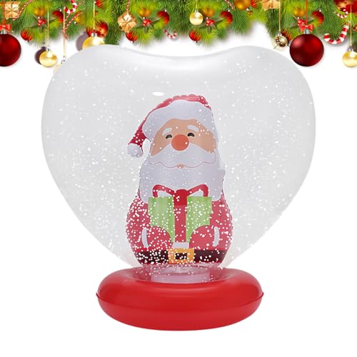 Fyrdyn Aufblasbarer Weihnachtsschmuck - Herzförmige Leuchtende Deko Für Die Feiertage | Figur Innen Holiday Blaskugel Mit Fernbedienung,Für Outdoor Garten Pool Terrasse Strandweg Fyrdyn Aufblasbarer Weihnachtsschmuck - Herzförmige Leuchtende Deko Für Die Feiertage | Figur Innen Holiday Blaskugel Mit Fernbedienung,Für Outdoor Garten Pool Terrasse Strandweg von Fyrdyn