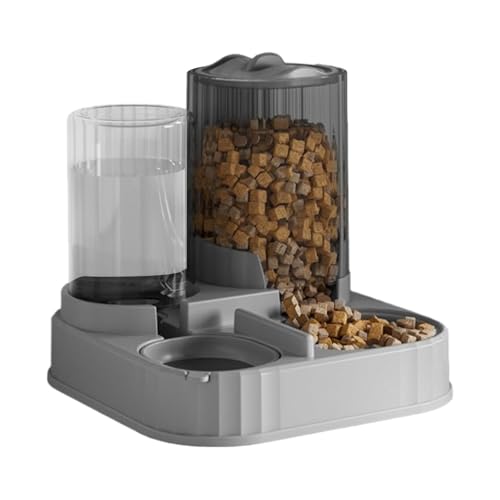Fyrdyn Automatischer Haustierfütterer | 2 In 1 Haustiernapf | Hunde Katzefutterautomat mit Wasserspender - Für Welpe Katze Kleintier Innenbereich Außenbereich Zuhause Wohnung Balkon Fyrdyn Automatischer Haustierfütterer | 2 In 1 Haustiernapf | Hunde Katzefutterautomat mit Wasserspender - Für Welpe Katze Kleintier Innenbereich Außenbereich Zuhause Wohnung Balkon von Fyrdyn