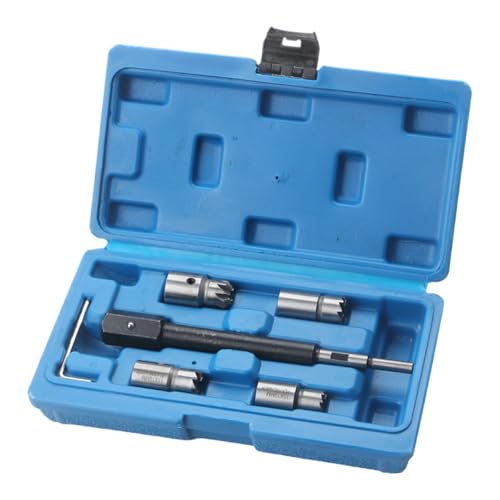 Fyrdyn Einspritzdüsen-Reinigungswerkzeug, Motor-Injektorsitzreiniger, multifunktionales Set mit 6 Reibahlen für Marine, Motorrad, Rasenmäher, Rennen Fyrdyn Einspritzdüsen-Reinigungswerkzeug, Motor-Injektorsitzreiniger, multifunktionales Set mit 6 Reibahlen für Marine, Motorrad, Rasenmäher, Rennen von Fyrdyn
