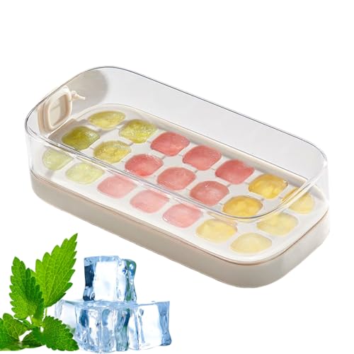 Fyrdyn Eiswürfelform | Wiederverwendbare Eiswürfelbehälter | Großvolumige Flexible Form Für Kaffee Cocktails Whisky Haushalt Wasser Kühlschrank Fyrdyn Eiswürfelform | Wiederverwendbare Eiswürfelbehälter | Großvolumige Flexible Form Für Kaffee Cocktails Whisky Haushalt Wasser Kühlschrank von Fyrdyn