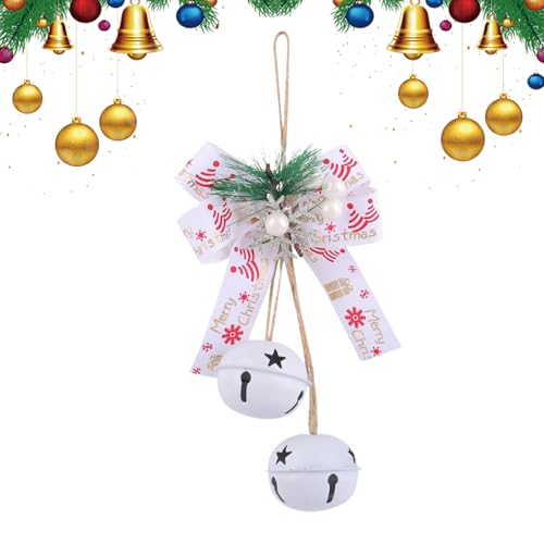 Fyrdyn Glocken Christbaumschmuck | Schleifen Dekorative Glocken Christbaumschmuck - Partyzubehör Wohnaccessoires Für Fenster Wand Kamin Garten Terrasse Wohnzimmer Schlafzimmer Haustür Fyrdyn Glocken Christbaumschmuck | Schleifen Dekorative Glocken Christbaumschmuck - Partyzubehör Wohnaccessoires Für Fenster Wand Kamin Garten Terrasse Wohnzimmer Schlafzimmer Haustür von Fyrdyn