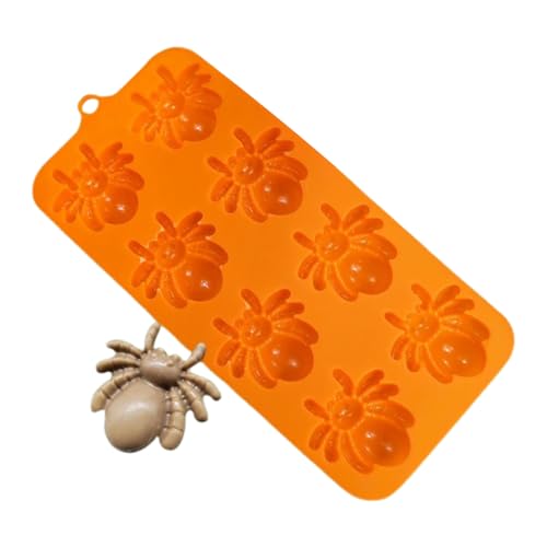 Fyrdyn Halloween Formen Silikon | Cupcake Deko Spinne Kürbis Formen | Antihaft Backform Einfache Entformung Silikon Form für Fondant Backen Harz Kerze Schokolade Cupcake Deko Projekte von Fyrdyn