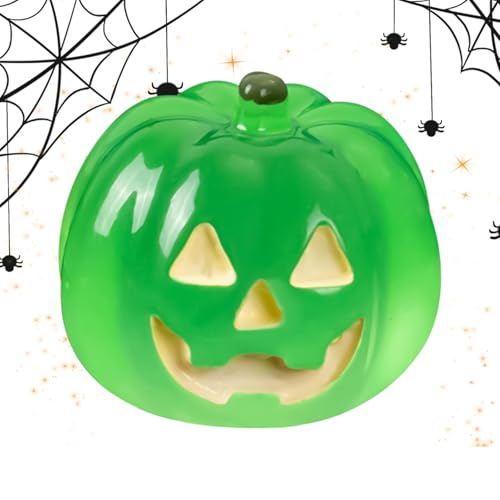 Fyrdyn Halloween Kürbis Deko | Leuchtet im Dunkeln Kürbis Figur - Halloween Kunstharz Miniatur-Figuren für Tisch Zuhause Garten Party Feiertag und Innenation für saisonale Fyrdyn Halloween Kürbis Deko | Leuchtet im Dunkeln Kürbis Figur - Halloween Kunstharz Miniatur-Figuren für Tisch Zuhause Garten Party Feiertag und Innenation für saisonale von Fyrdyn