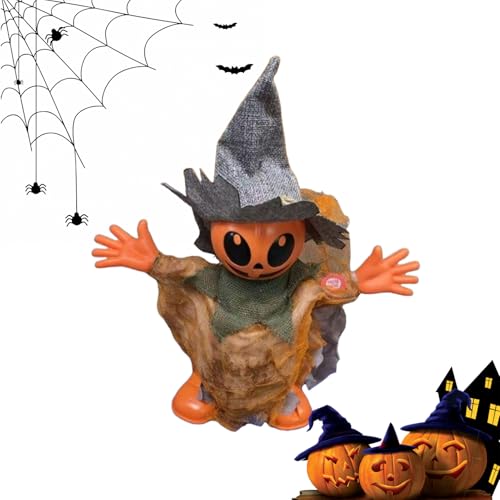 Fyrdyn Halloween Vogelscheuche Dekoration | Gruselige Halloween Animierte Stehende Kürbis Vogelscheuche | wasserdichte Spukhaus Requisiten Für Innenhof Garten Yard | Indoor Und Outdoor Dekoration Fyrdyn Halloween Vogelscheuche Dekoration | Gruselige Halloween Animierte Stehende Kürbis Vogelscheuche | wasserdichte Spukhaus Requisiten Für Innenhof Garten Yard | Indoor Und Outdoor Dekoration von Fyrdyn
