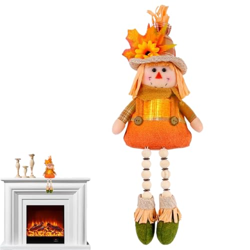 Fyrdyn Herbst Vogelscheuche Deko,38 cm Beleuchtete Feiertagsdekoration | Deko Figur für Thanksgiving Kaminsims Wohnzimmer - Nachttisch Schrank BücherSchminktisch Fyrdyn Herbst Vogelscheuche Deko,38 cm Beleuchtete Feiertagsdekoration | Deko Figur für Thanksgiving Kaminsims Wohnzimmer - Nachttisch Schrank BücherSchminktisch von Fyrdyn