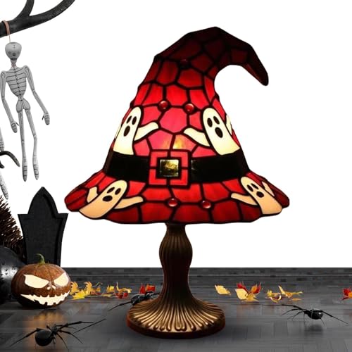 Fyrdyn Hexenhut-Lampe – Urlaub Hexenhut Nachtlicht | Kreative Halloween-Schreibtischlampe für Esstisch Balkon Küche Keller Schlafzimmer Bücherregal Schlafsaal Nachttisch Spukhaus Fyrdyn Hexenhut-Lampe – Urlaub Hexenhut Nachtlicht | Kreative Halloween-Schreibtischlampe für Esstisch Balkon Küche Keller Schlafzimmer Bücherregal Schlafsaal Nachttisch Spukhaus von Fyrdyn