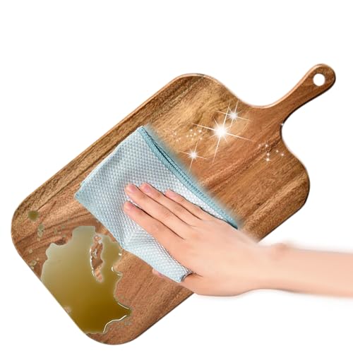 Fyrdyn Holz Schneidebrett | Holz Schneidebrett Mit Griff | Doppelseitige Präsentierplatte Für Küche Käse Camping Outdoor von Fyrdyn