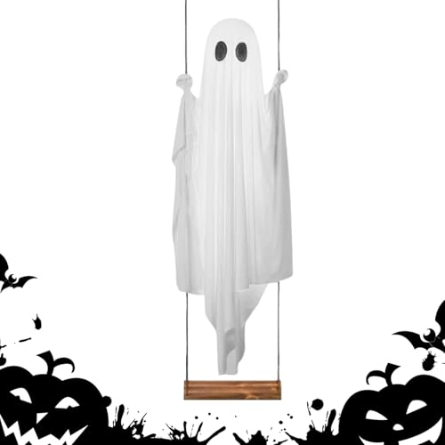Fyrdyn Leuchtende Dekoration - Schaukelnde Garten Deko - Unheimliche Halloween Deko Für Draußen Garten Tür Fenster Weg Außenbereich Haus Baum Gartenparty Spukhaus Fyrdyn Leuchtende Dekoration - Schaukelnde Garten Deko - Unheimliche Halloween Deko Für Draußen Garten Tür Fenster Weg Außenbereich Haus Baum Gartenparty Spukhaus von Fyrdyn