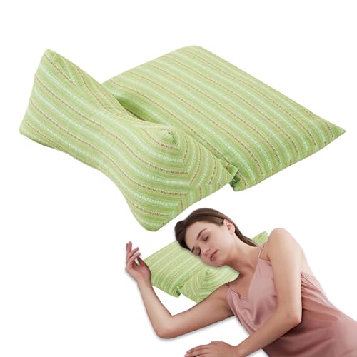 Fyrdyn Nackenstützkissen,Reise Kissen Mit Buchweizen Füllung Für Halswirbel | Ergonomisches Unisex Kissen Für Reise Büro Zuhause Auto Flugzeug Fyrdyn Nackenstützkissen,Reise Kissen Mit Buchweizen Füllung Für Halswirbel | Ergonomisches Unisex Kissen Für Reise Büro Zuhause Auto Flugzeug von Fyrdyn