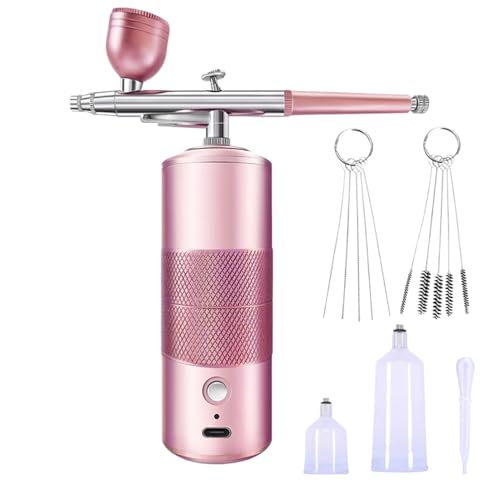 Fyrdyn Nagel Airbrush | Kabellose Airbrush - Kabellose Spritzpistole Für Makeup Haare Graffiti Schuhe Kuchen Auto | Auto von Fyrdyn