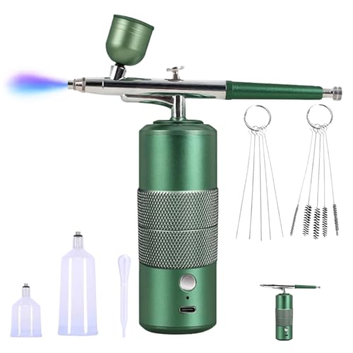 Fyrdyn Nagel Airbrush | Tragbare Airbrush - Kabellose Spritzpistole Für Makeup Haare Graffiti Schuhe Kuchen Auto - Auto Fyrdyn Nagel Airbrush | Tragbare Airbrush - Kabellose Spritzpistole Für Makeup Haare Graffiti Schuhe Kuchen Auto - Auto von Fyrdyn