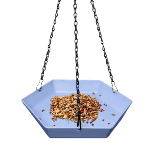 Fyrdyn Outdoor Vogelbad | Mehreckiger Wildvogel-Futterspender - Gartendekoration Hängbar Für Balkon Terrasse Fenster von Fyrdyn