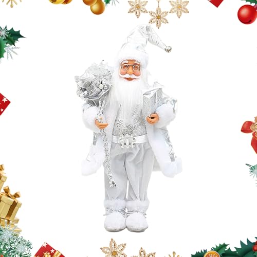Fyrdyn Santa Figur | 45 cm Stehende Weihnachtsfigur | Festlicher Schmuck Für Kaminfenster Ladengestaltung Zuhause Wohnung Party Fyrdyn Santa Figur | 45 cm Stehende Weihnachtsfigur | Festlicher Schmuck Für Kaminfenster Ladengestaltung Zuhause Wohnung Party von Fyrdyn