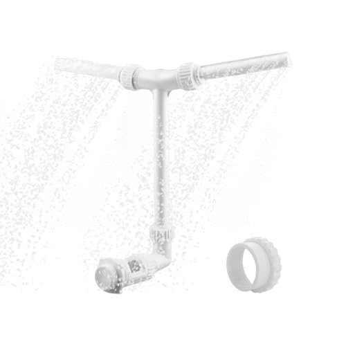 Fyrdyn SpringWasserfall Für Einbaupools - Doppelkopf für Pool | 360° Einstellbare Pumpe Mit T-förmigem Sprinkler Zur Abkühlung Für Terrasse Garten Und Outdoorbereich Fyrdyn SpringWasserfall Für Einbaupools - Doppelkopf für Pool | 360° Einstellbare Pumpe Mit T-förmigem Sprinkler Zur Abkühlung Für Terrasse Garten Und Outdoorbereich von Fyrdyn