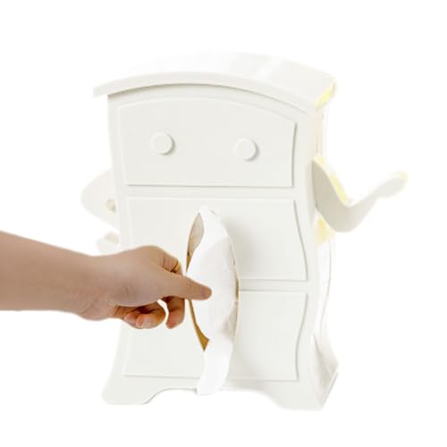 Fyrdyn Taschentuchbox Abdeckung,Dekorativer Toilettenpapier-Box Cover Halter - Federbelasteter Spender Für Tisch Bad Wohnzimmer Auto Schlafzimmer von Fyrdyn