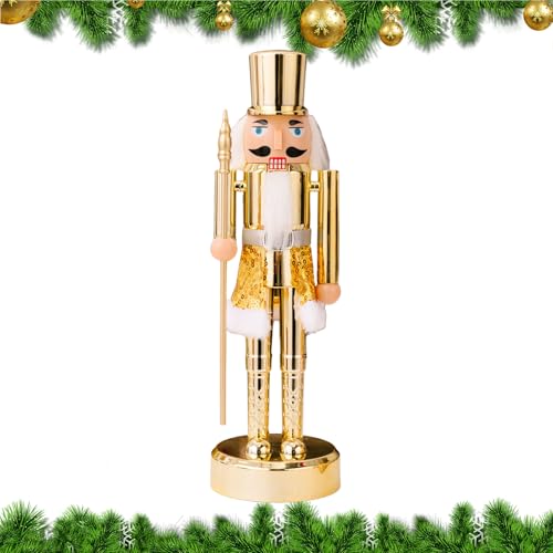 Fyrdyn Weihnachts Nussknacker Figuren - Holz Weihnachtsschmuck Nussknacker Deko | Tischdekoration Für Raum Geburtstag Festtags Tisch Danksagung Schreibtisch Fyrdyn Weihnachts Nussknacker Figuren - Holz Weihnachtsschmuck Nussknacker Deko | Tischdekoration Für Raum Geburtstag Festtags Tisch Danksagung Schreibtisch von Fyrdyn