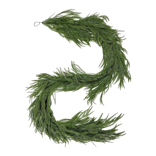 Fyrdyn Weihnachtsgirlande, künstlicher grüner, Weihnachtsgirlande, dekorativer, Feiertagsdekorationen für Party, Kamin, Geländer, Treppe, Baum, Tür, Tisch, Wand, Fyrdyn Weihnachtsgirlande, künstlicher grüner, Weihnachtsgirlande, dekorativer, Feiertagsdekorationen für Party, Kamin, Geländer, Treppe, Baum, Tür, Tisch, Wand, von Fyrdyn