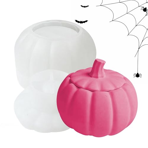 Kürbis Silikonform Gießform Kürbis Kerzenhalter Mit Deckel | Halloween Silikon Gießform Epoxidharz | Vorratsdosen Silikonform Resin Forme Für Halloween Kerzenhalter Schmuck Kürbis Silikonform Gießform Kürbis Kerzenhalter Mit Deckel | Halloween Silikon Gießform Epoxidharz | Vorratsdosen Silikonform Resin Forme Für Halloween Kerzenhalter Schmuck von Fyrdyn