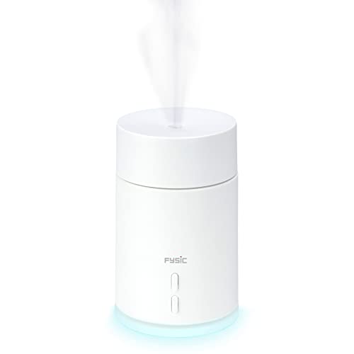 Fysic FC-19 - Luftbefeuchter 80 ml - Raumbefeuchter Humidifier für Schlafzimmer - Luftfeuchter Air Ultraschall Leise Tragbarer - Weiß von Fysic