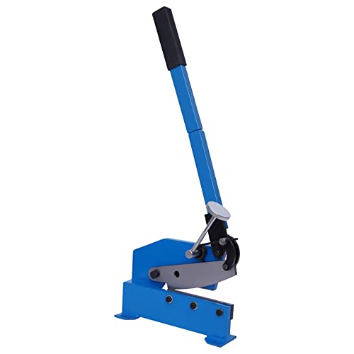 125mm/200mm Metallscherenschneider Handblech Guillotine Metall Tischschere Cutter 10kg Metallschneidewerkzeug Geeignet zum Schneiden von Stahlplatten Flats und Rounds (200mm) von Fyssnn