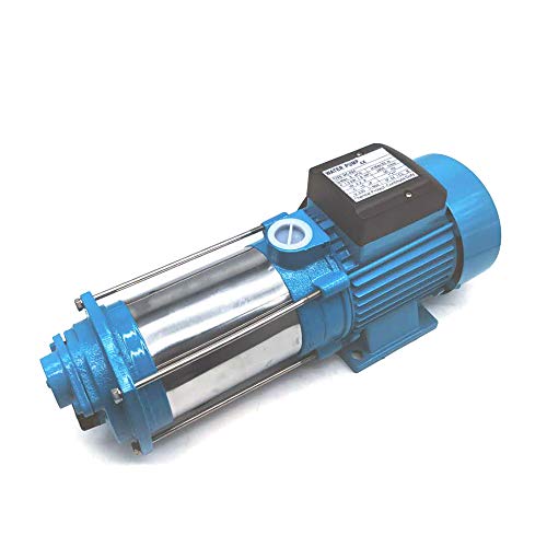 1300W/2200W/2500W Rostfreier Stahl Kreiselpumpe 220V Hauswasserwerk Pumpe Gartenpumpe Blau Silber Schwarz Kreiselpumpe Selbstansaugend Geeignet für die Gewinnung von sauberem Wasser (1300W) von Fyssnn