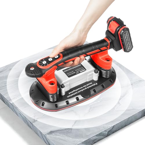 Fyssnn 21V Fliesen Vibrationsgerät mit 2 Akkus 6 Gänge Profi Elektro Rüttler 13000 U/min 280mm Saugnapf für 80kg Wand/Boden Fliesen inkl. Tragekoffer Fyssnn 21V Fliesen Vibrationsgerät mit 2 Akkus 6 Gänge Profi Elektro Rüttler 13000 U/min 280mm Saugnapf für 80kg Wand/Boden Fliesen inkl. Tragekoffer von Fyssnn