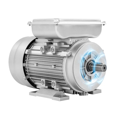 Fyssnn 750W 240V 1380U/min Elektromotor 1-Phasig E-Motor mit 19mm Wellendurchmesser & IP55 & Aluminiumgehäuse, für Kompressor Pumpen Werkzeugmaschinen Fyssnn 750W 240V 1380U/min Elektromotor 1-Phasig E-Motor mit 19mm Wellendurchmesser & IP55 & Aluminiumgehäuse, für Kompressor Pumpen Werkzeugmaschinen von Fyssnn