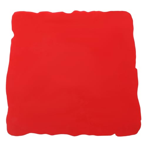 Fyssnn Betonstrukturmatte aus PU Nahtlose Stempelmatte Betonstempel Betonformen für Gehwege/Hofeinfahrt/Garten - Rot (50x50cm) (049) von Fyssnn