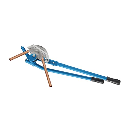 Manuell Rohrbiegegerät 0-90° Rohrbiegemaschine Aluminium-Legierung Rohrbieger Blau 15 mm 22 mm Handbiegegerät Geeignet für Kupferrohre Aluminiumrohre Dünnwandige Eisenrohre usw von Fyssnn